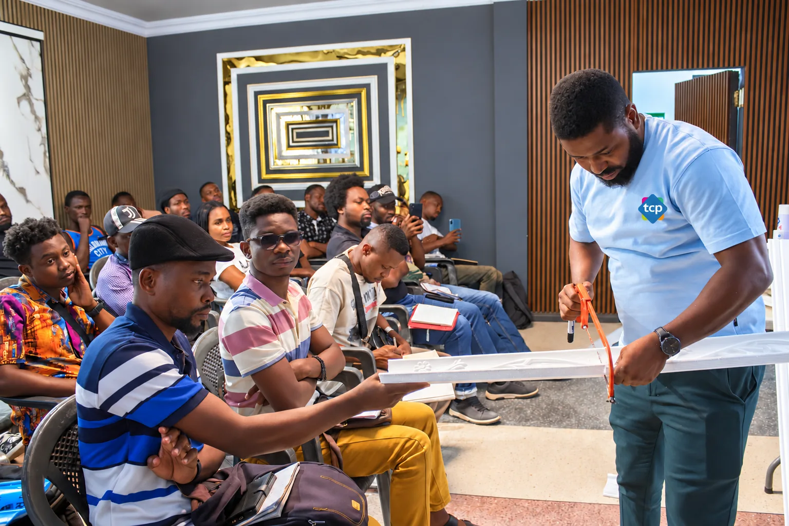 A TCP training session
